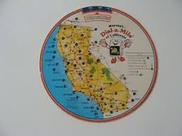 Details About Vintage Murrays Dial A Mile Of California Mileage Calculator 1981