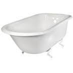 Complete your bathroom renovation project with the right bathtub. Clawfoot Tubs Bath Tubs Bath Tubs Showers Whirlpool Tubs Bath At The Home Depot 54 Wall Faucet Cast Iron Tub Clawfoot Tub