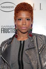 Blonde hair creates a powerful look against dark skin tones. Kelis Short Curls Short Red Hair Short Afro Hairstyles For Women Short Hair Styles African American