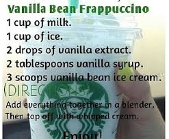 Maybe you would like to learn more about one of these? Diy Starbucks Vanilla Bean Starbucks Recipes Starbucks Vanilla Vanilla Bean Frappuccino Recipe