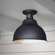 4.8 out of 5 stars. Lavardin 1 Light Outdoor Semi Flush Mount Laurel Foundry Modern Farmhouse From Wayfair 101 9 Outdoor Ceiling Lights Farmhouse Outdoor Lighting Porch Lighting