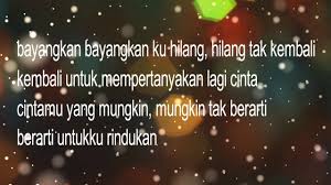 Comment must not exceed 1000 characters. Cakra Khan Harus Terpisah Lirik Youtube