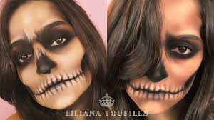 create this easy skull makeup tutorial