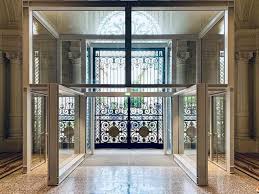 Airlock For Entry To The Paris Stock Excgange A Manificient Job Finished By Our Teams Door Sas Airlock Paris Metalwork Technology Entry Port