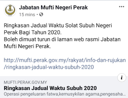 Laman utama pemanggil, pulau aur johor bahru, kota tinggi, mersing kluang, pontian batu pahat, muar, segamat, gemas kota setar, kubang pasu, pokok sena (daerah kecil) kuala muda, yan, pendang padang terap, sik baling kulim, bandar baharu langkawi gunung jerai kota bharu. Perak Gazette Muat Turun Jadual Solat Subuh Di Laman Web Facebook