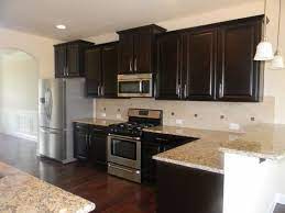 Ballentine Kitchen Timberlake Scottsdale Maple Espresso Cabinets Sant Trendy Kitchen Backsplash Kitchen Design Ideas Dark Cabinets Espresso Kitchen Cabinets