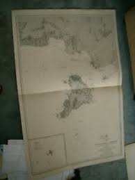 Details About Vintage Admiralty Chart 2553 New Zealand Foveaux Strait Stewart Isl 1857 Edn