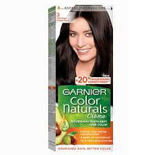 The stronger peroxide allows the dye to bleach a bit natural pigment from your hair while depositing a dye color. Buy Garnier Color Naturals 3 0 Dark Brown Online Shop Beauty Personal Care On Carrefour Uae