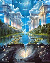 John Stephens Genesis Ii Art Poster Print Prints At Allposters Com In 2021 Fantasy Landscape Fantasy Places Fantasy Landscapes
