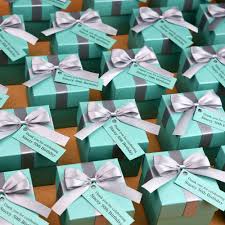 Thank You Gifts For 50th Birthday Party Personalized 50th Birthday Party Favor Box With Satin Bow And Etsy In 2020 50th Birthday Party Favors Tiffany Party Birthday Party Favors