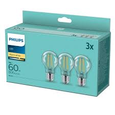 Led bulbs allow you to provide the perfect quality of light for every occasion. Philips Led Bulb Filam A60 7w 60w E27 2700k 806lm Nondim 15y 3bl Kratochvil