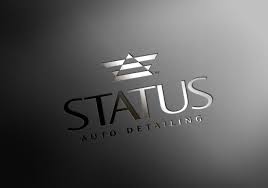 Status Auto Detailing Initial Branding Car Detailing Branding Garage Logo