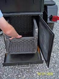 Fire Basket W Pull Out Ash Pan Neat Bbq Smokers Bbq Pit Smoker Bbq Smoker Trailer