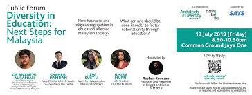 Academic fees malaysia is home to a lot of international universities branch campuses like the uk's university of nottingham and australia's monash university. Architects Of Diversity Malaysia Join Us For An Evening Conversation With A Panel Of Speakers From Academia Politics And Education Policy Rsvp At Www Aodmalaysia Org Diversity Forum Facebook