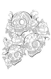 Tattoo Flash Art I Designed By Tanner Mcanulty At Coroflot Com Skull Coloring Pages Sugar Skull Tattoos Skull Tattoo Design