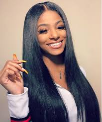 Women's wigs & hair pieces. Dolago Brazilian Straight Virgin Hair Clip In Human Hair Extensions 7 Pieces Set Natural Color