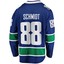 See more of vancouver canucks on facebook. Nate Schmidt Vancouver Canucks Nhl 2019 20 Home Premier Breakaway Player Jersey Blue