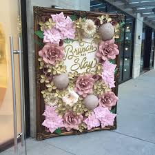 We deliver, set up, and decorate wood wedding arches. Paper Flower Wall Rental Pictures Paper Flower Wall Rentals And Paper Flower Arch Rental For Wedding Paper Flower Wall Paper Flower Centerpieces Paper Flowers
