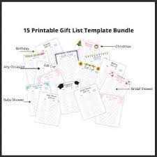 Since you'll want to send out a thank you card to each of your guests, it is important to keep track of all. Printable Gift List Templates With Thank You Note Tracker Tons Of Thanks