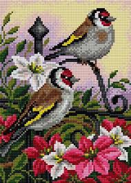V 51 Carduelis Mit Perlen Bestickt 2020 Capraz Dikis Modelleri Kanavice Nakis Desenleri