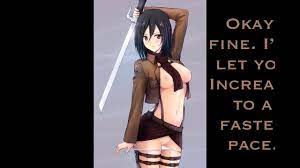 Officer Mikasa Ackerman JOI ( on Titan) - XVIDEOS.COM