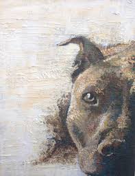 Pitbull Painting Pitbull Artist Pitbull Rescue Pitbull Dog Art Blue Nose Pitbull Heavy Texture Pitbull Art Pitbull Artist Dog Paintings