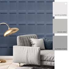 Modern cladding finishes specializes the fabrication of exterior commercial cladding. Classic Wood Panel Wallpaper In Blue I Love Wallpaper