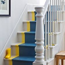 A deep green with grey undertones, this color creates an elevated look and an enveloping feeling in a room. 22 Gorgeous Painted Stair Ideas