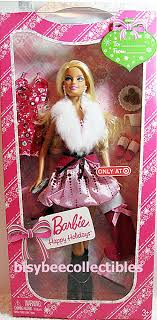 Barbie Happy Holidays Barbie Doll T4316 Target Exclusive Xmas 2010 Mattel Nrfb Mattel Dolls