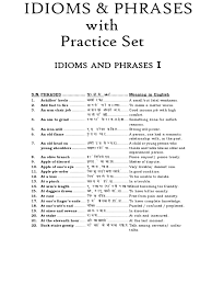 Most Frequently Used Idioms In English Language (Part 1) - Psc Pranthan