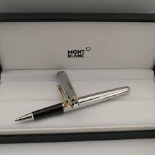 Mont Blanc Meisterstuck Rollerball Pen Smooth Barrel Gold Clip Mont Blanc Meisterstuck Rollerball Pen Mont Blanc