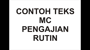 Akad nikah pakai bahasa arab akat nikah paling gampang akat nikah bahasa indonesia akat nikah keren akat nikah 2020 akat. Contoh Teks Mc Pada Acara Pengajian Rutin Youtube