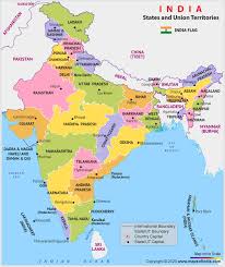 Check spelling or type a new query. India Map Free Map Of India With States Uts And Capital Cities To Download