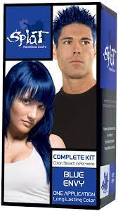 Be the first to review this product. Amazon Com Splat Rebellious Colors Hair Coloring Kit Blue Envy Pack Of 3 Chemical Hair Dyes Beauty