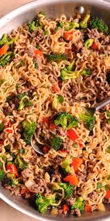 Beef Ramen Noodles Stir Fry Noodle Recipes Easy Quick Lunch Recipes Pasta Dishes