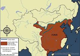 Eastern Han Dynasty China Map Map Of The Han Empire Post 25 Bc Ancient China Map China Map The Han Dynasty
