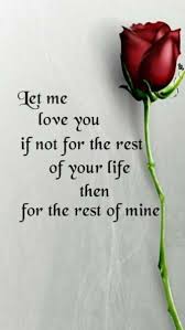 I will give you some pretty flowers, delicious chocolates, lots of hugs and anything you want as long as you recover your hopes and smile at life. Red Rose For Girlfriend Quotes