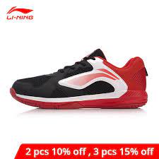 Li Ning Men Rapidly Badminton Training Shoes Breathable Wearable Lining Li Ning Anti Slip Sport Shoes Sneakers A Badminton Shoes Sport Shoes Sneakers Badminton