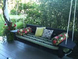 The side tables on both sides provide. 24 Hanging Daybed Ideas Porch Swing Bed Hanging Daybed Porch Swing