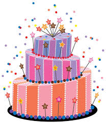 Birthday Cake And Balloons Clip Art Big Birthday Cake Vector Illustration Of Big Birthday Cake Ad Cake Birthday Birthday Cake Clip Art Balloon Design For Birthday Happy Birthday Clip Art