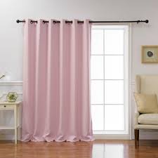 Best Home Fashion Wide Basic 80 In W X 84 In L Blackout Curtain In Light Pink Grom Wide 80x84 Light Pink The Home Depot