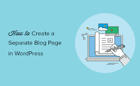 How To Create A Separate Page For Blog Posts In Wordpress