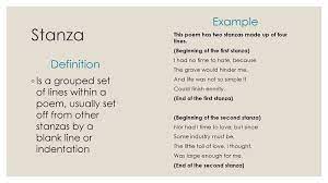 When the sunny skies turn from blue to gray, i can't help but wonder just what you would say? Stanza Example