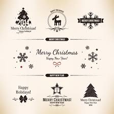 Maybe you would like to learn more about one of these? Free Vector Vintage Label Card Merry Christmas Logo Design Elements Illustration New Year Symbols Christmas Calligraphy Holiday Logo