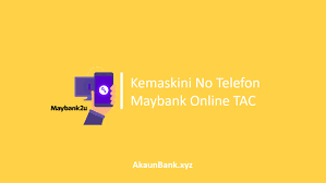 Aku harap masalah tak boleh guna number telefon untuk tac number maybank2u tak berlaku dah selepas ini. Kemaskini No Telefon Maybank Online Tac Maybank2u