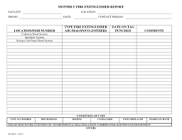 Inspecting a fire extinguisher may look like a simple task, but unless you know what to look for you might be missing critical inspection points that could leave your fire extinguisher inspection form. Fire Extinguisher Inspection Log Template Nice Plastic Surgery In Monthly Health And Safety Repor Fire Extinguisher Inspection Fire Extinguisher Extinguisher