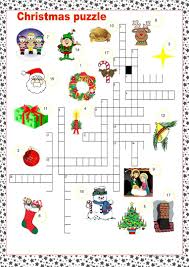 Free christmas english esl printable vocabulary worksheets and exercises, christmas picture dictionaries, crossword puzzles and word search worksheets, missing letters in words and unscramble the words exercises, christmas multiple choice tests, vocabulary learning cards. Crosswords Christmas English Esl Worksheets For Distance Learning And Physical Classrooms