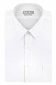 Van Heusen New White Mens Size 18 1 2 Fitted Long Sleeve