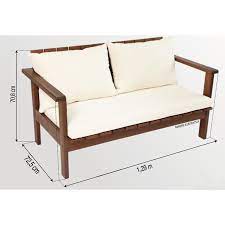El producto espuma sofá del leroy merlín también está disponible en otras tiendas online de bricolaje y decoración del hogar. Sofa 2 Lugares Aurora Almofada Branca Naterial Leroy Merlin