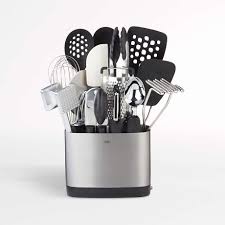 Powerful and easy to use. Oxo 15 Piece Utensil Set Reviews Crate And Barrel